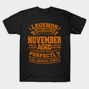 Legends Were Born in November T-Shirt